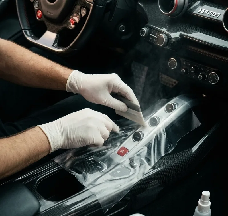 PPF Paint Protection Film portfolio — Ferrari — Wrap My Ride