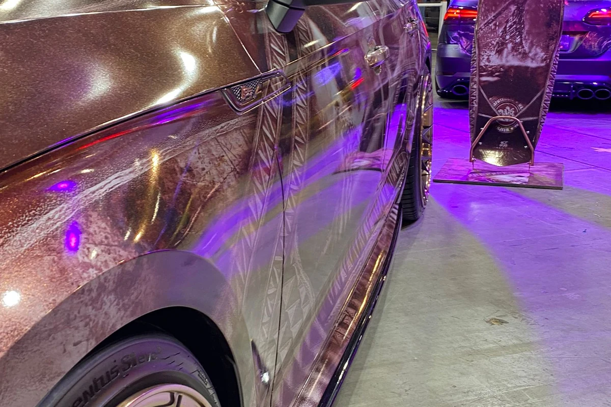 Audi S5 aqua-thema custom livery voor Aquaman — Frank Ricci Design × WMR