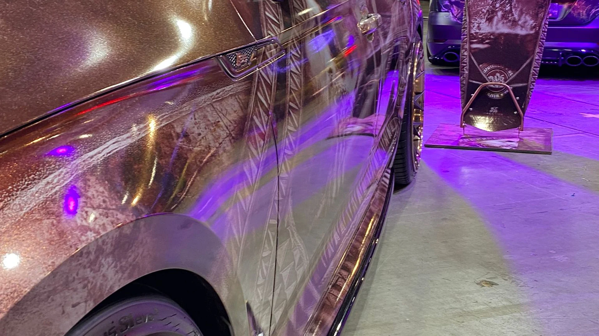 Audi S5 aqua-thema custom livery voor Aquaman — Frank Ricci Design × Wrap My Ride