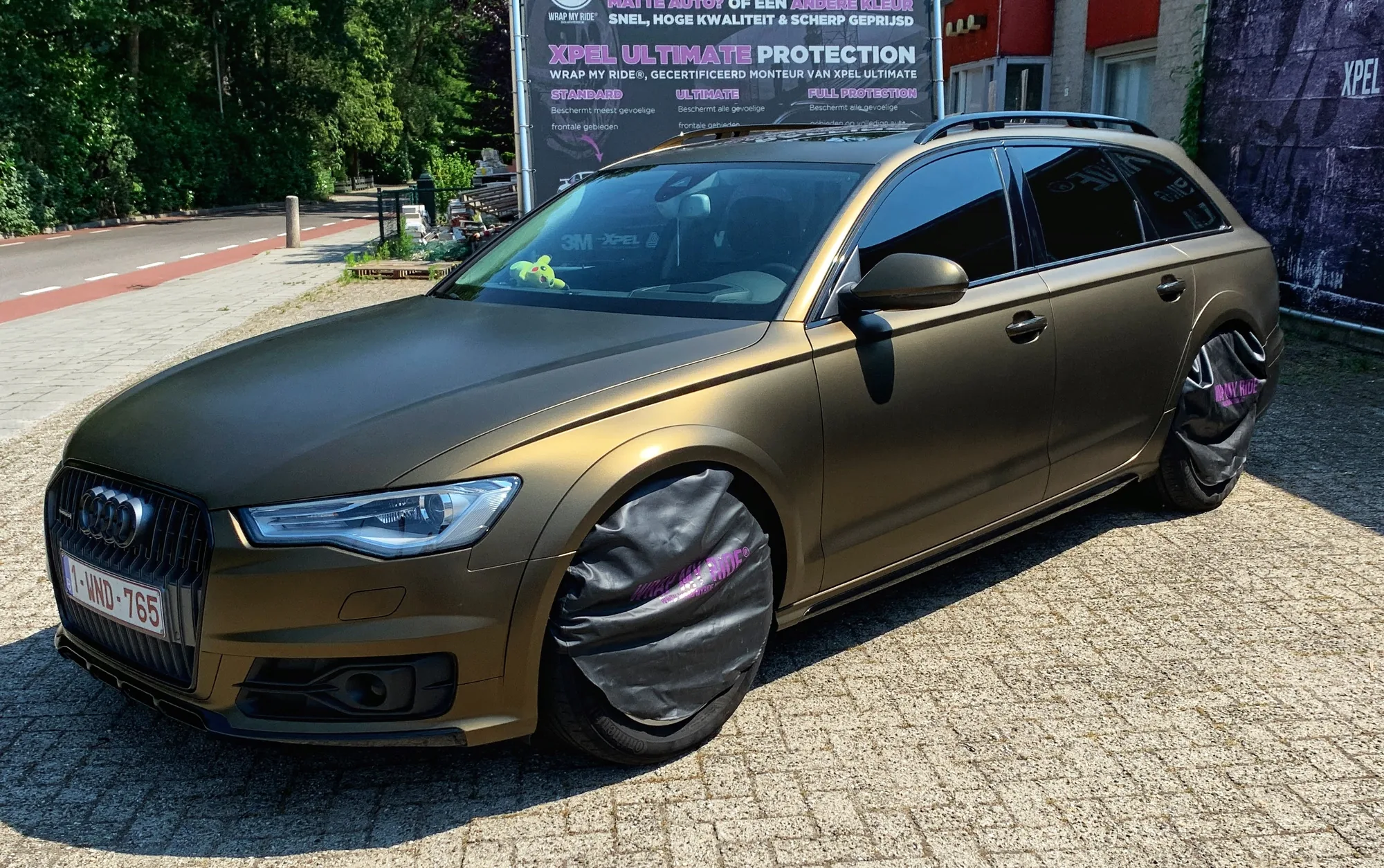 AUDI A6 ALLROAD MATTE BOND GOLD — Audi A6 Allroad — FRD × WMR