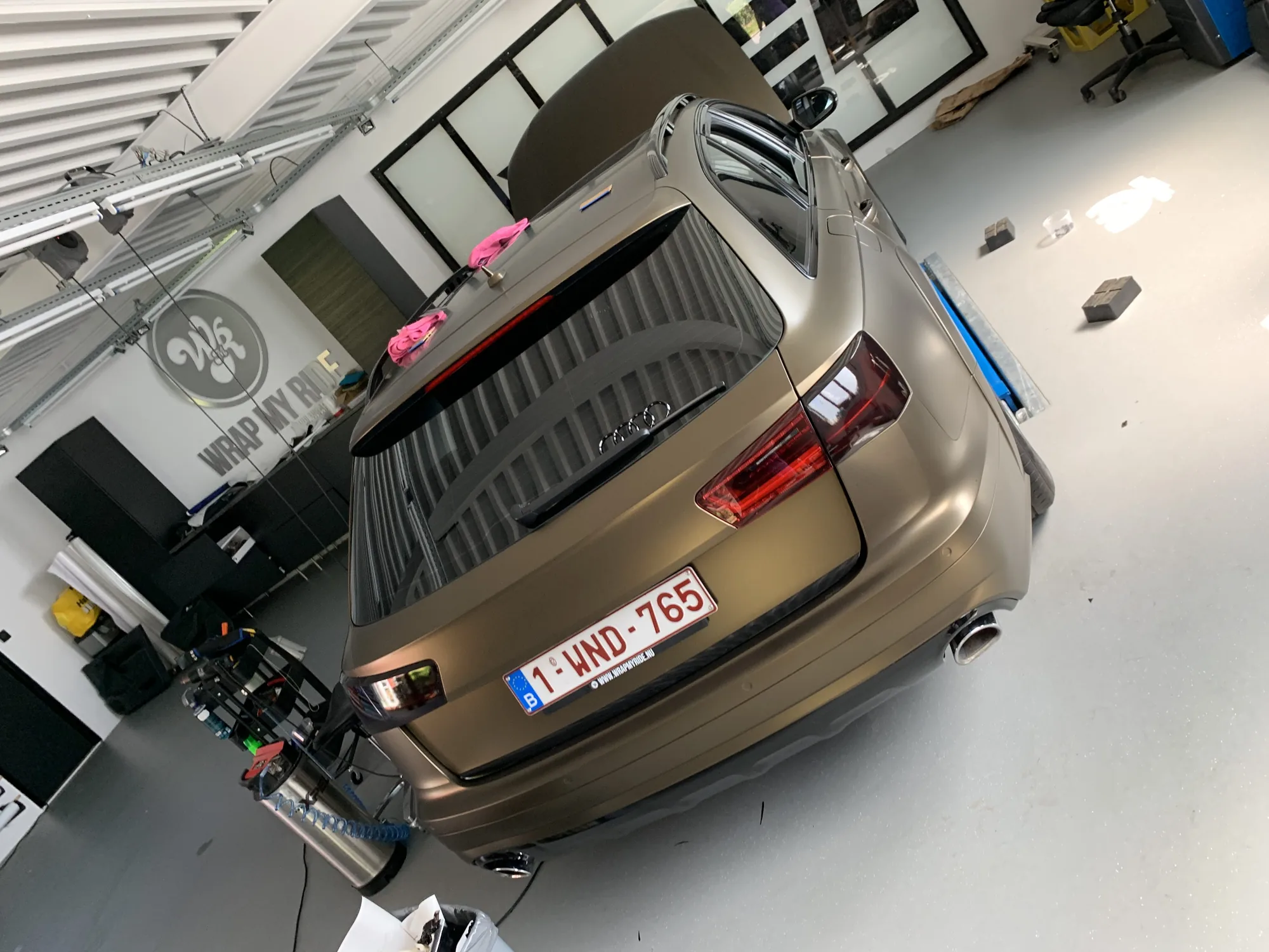 AUDI A6 ALLROAD MATTE BOND GOLD — Audi A6 Allroad — FRD × WMR