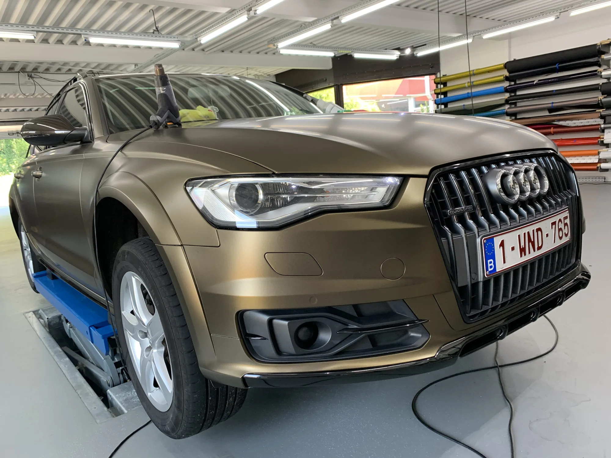 AUDI A6 ALLROAD MATTE BOND GOLD — Audi A6 Allroad — FRD × WMR