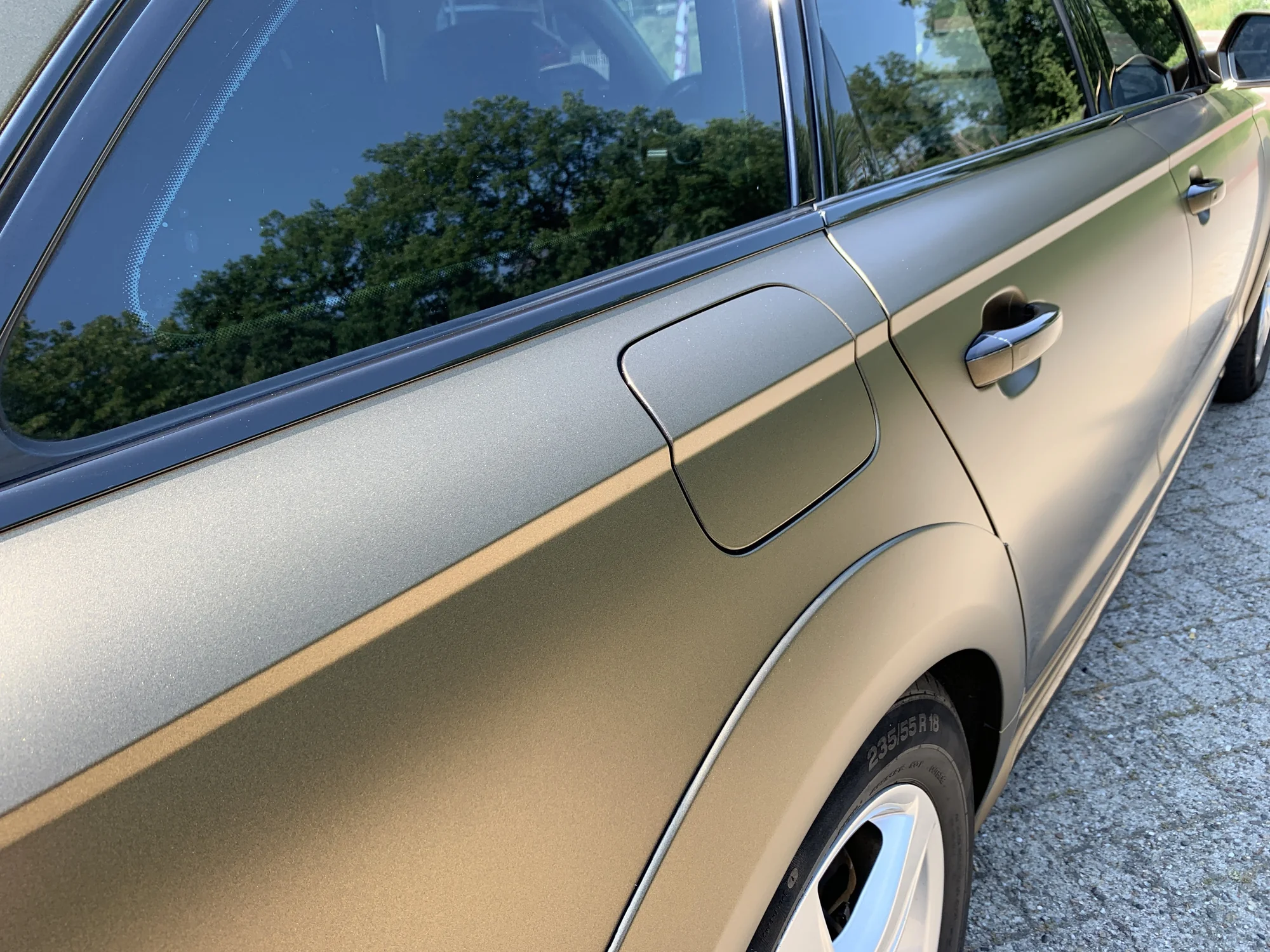 Audi A6 Allroad matte Bond Gold colour change wrap by Wrap My Ride