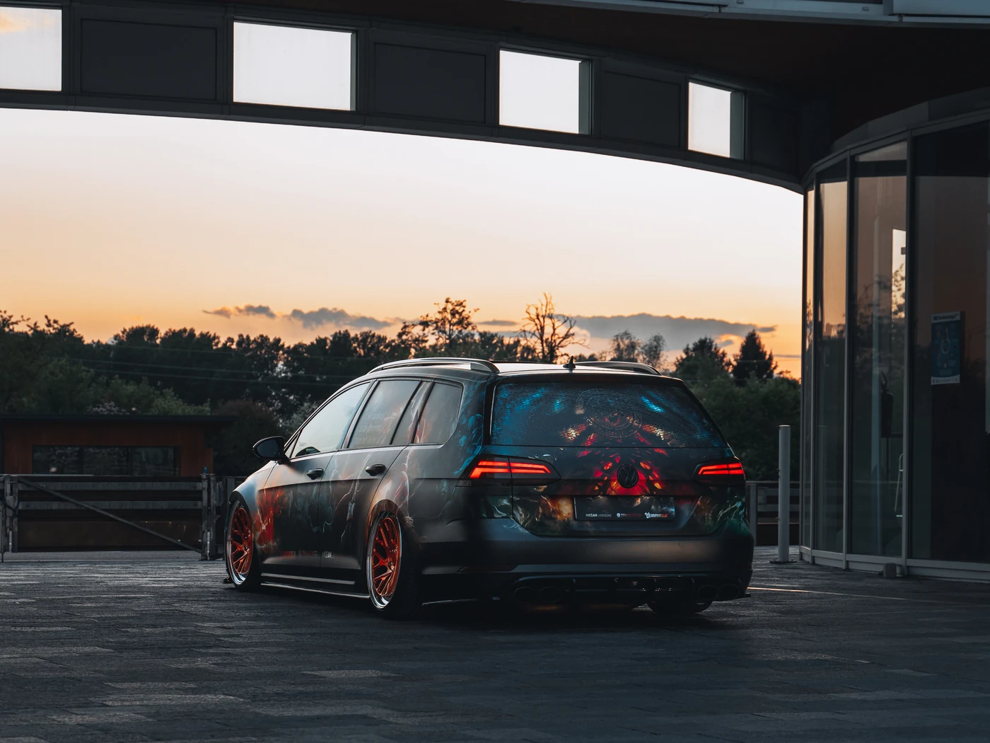 VW Golf R Variant Diablow livery — shoot — FRD × WMR