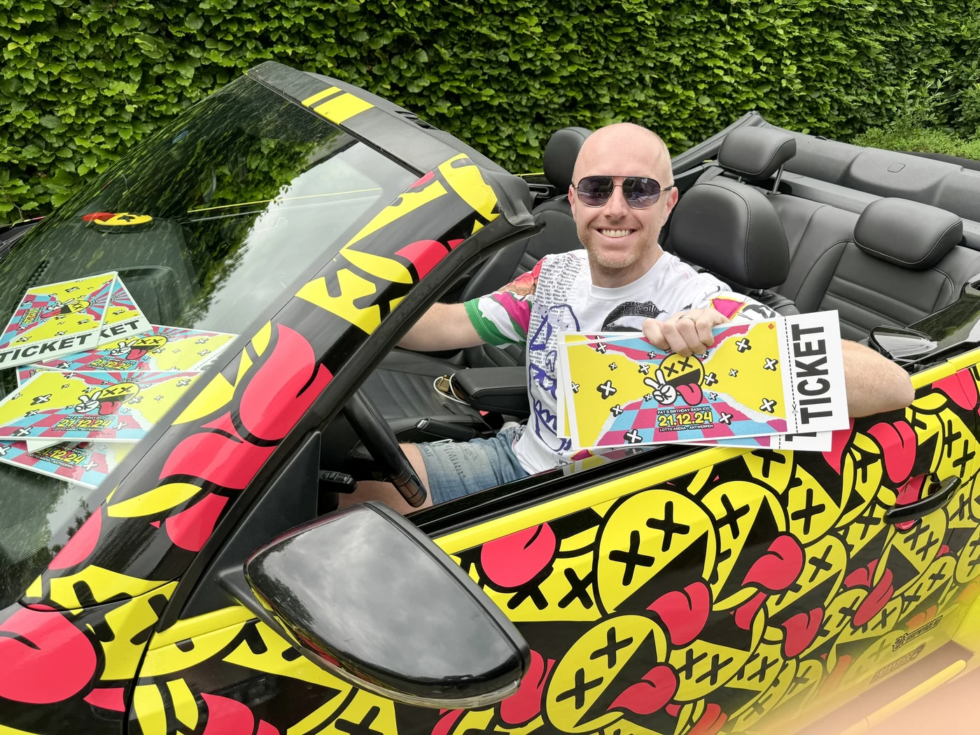 VW Beetle Cabrio Dj PatB livery — voorkant — FRD × WMR