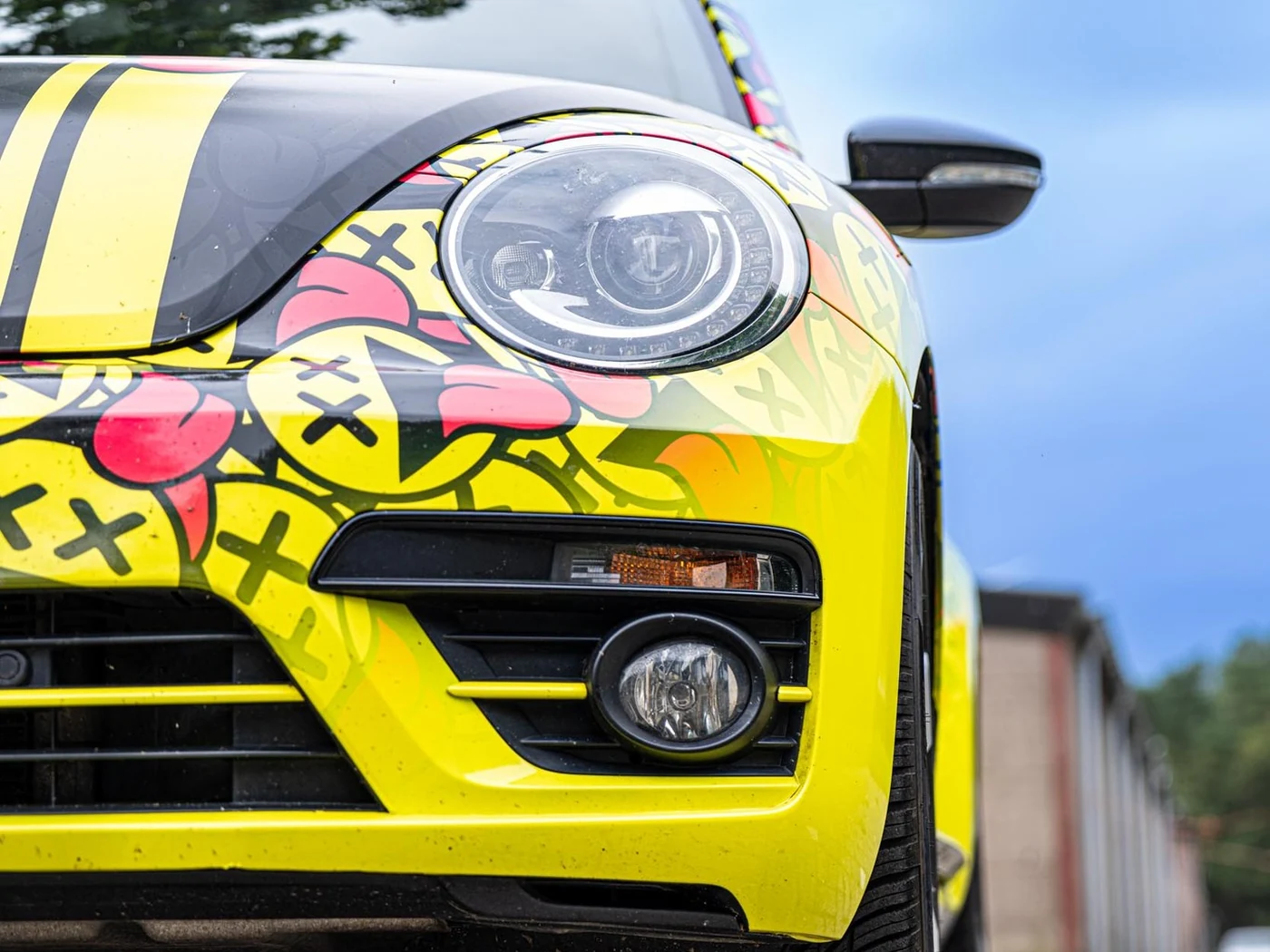 VW Beetle Cabrio Dj PatB livery — shoot — FRD × WMR