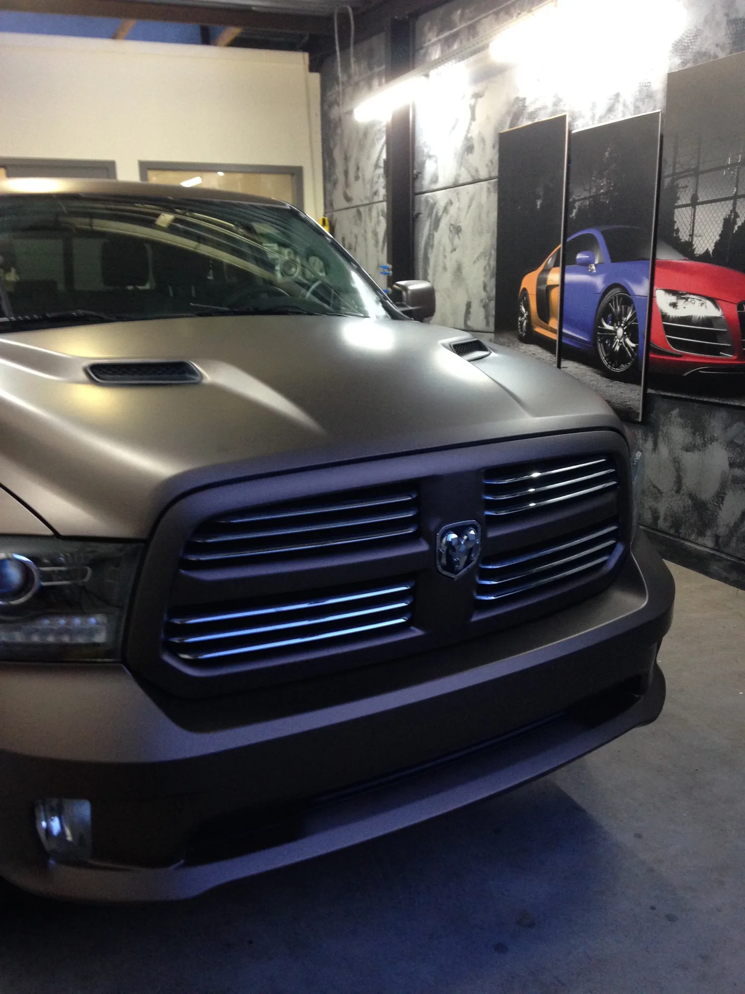 DODGE RAM 2015 MATTE METALLIC BROWN — Dodge Ram 2015 — FRD × WMR