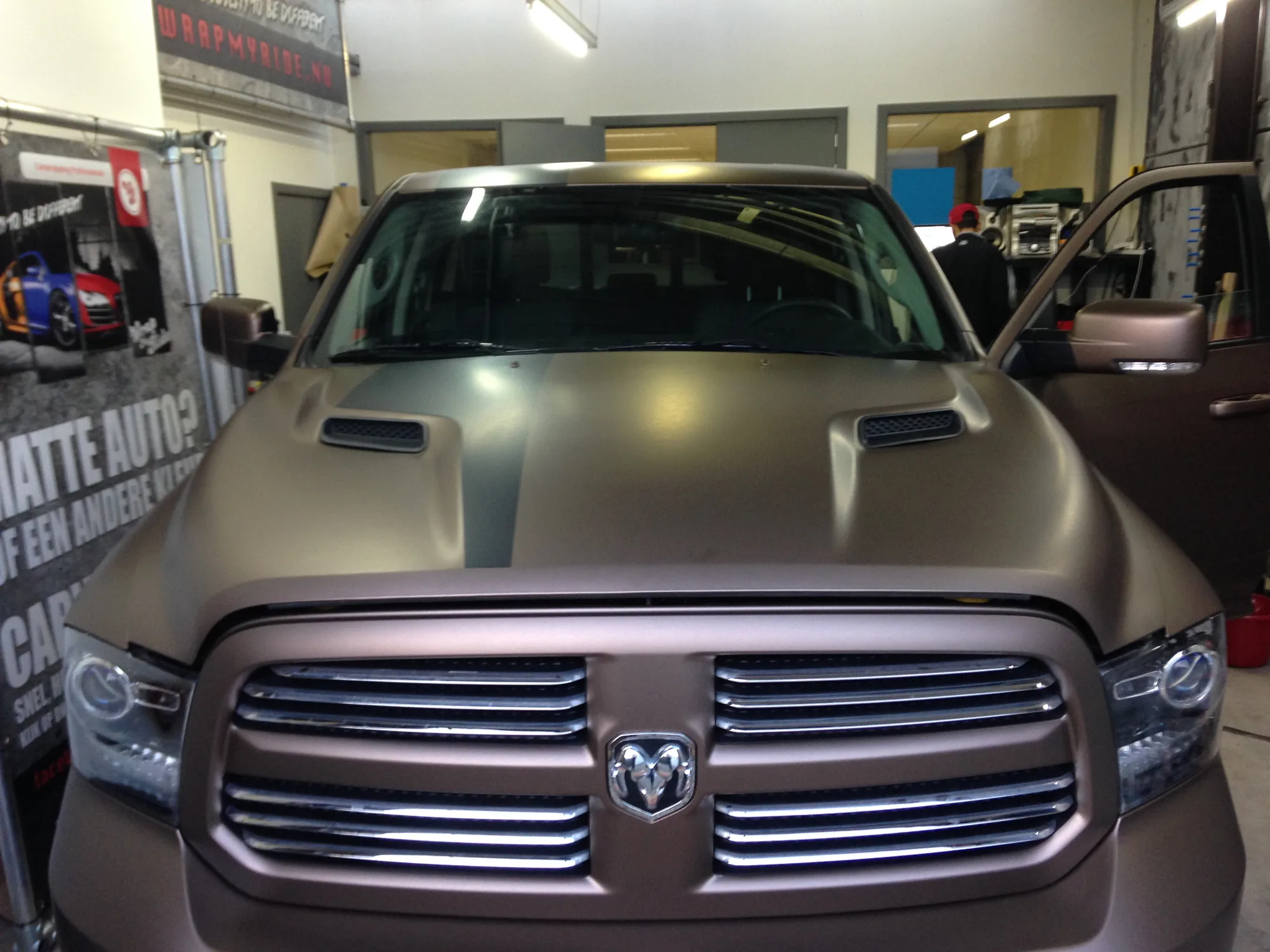 DODGE RAM 2015 MATTE METALLIC BROWN — Dodge Ram 2015 — FRD × WMR