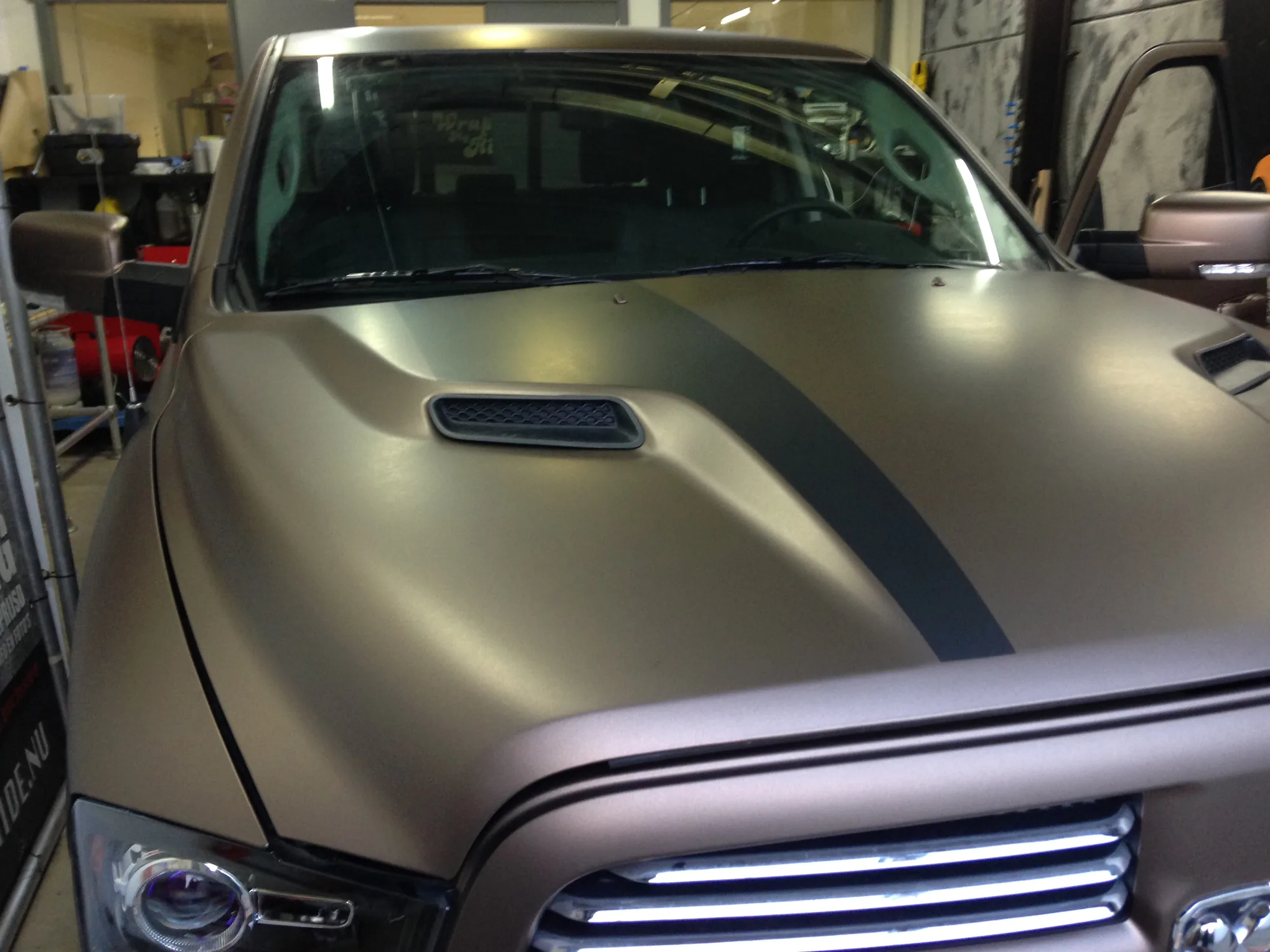 DODGE RAM 2015 MATTE METALLIC BROWN — Dodge Ram 2015 — FRD × WMR