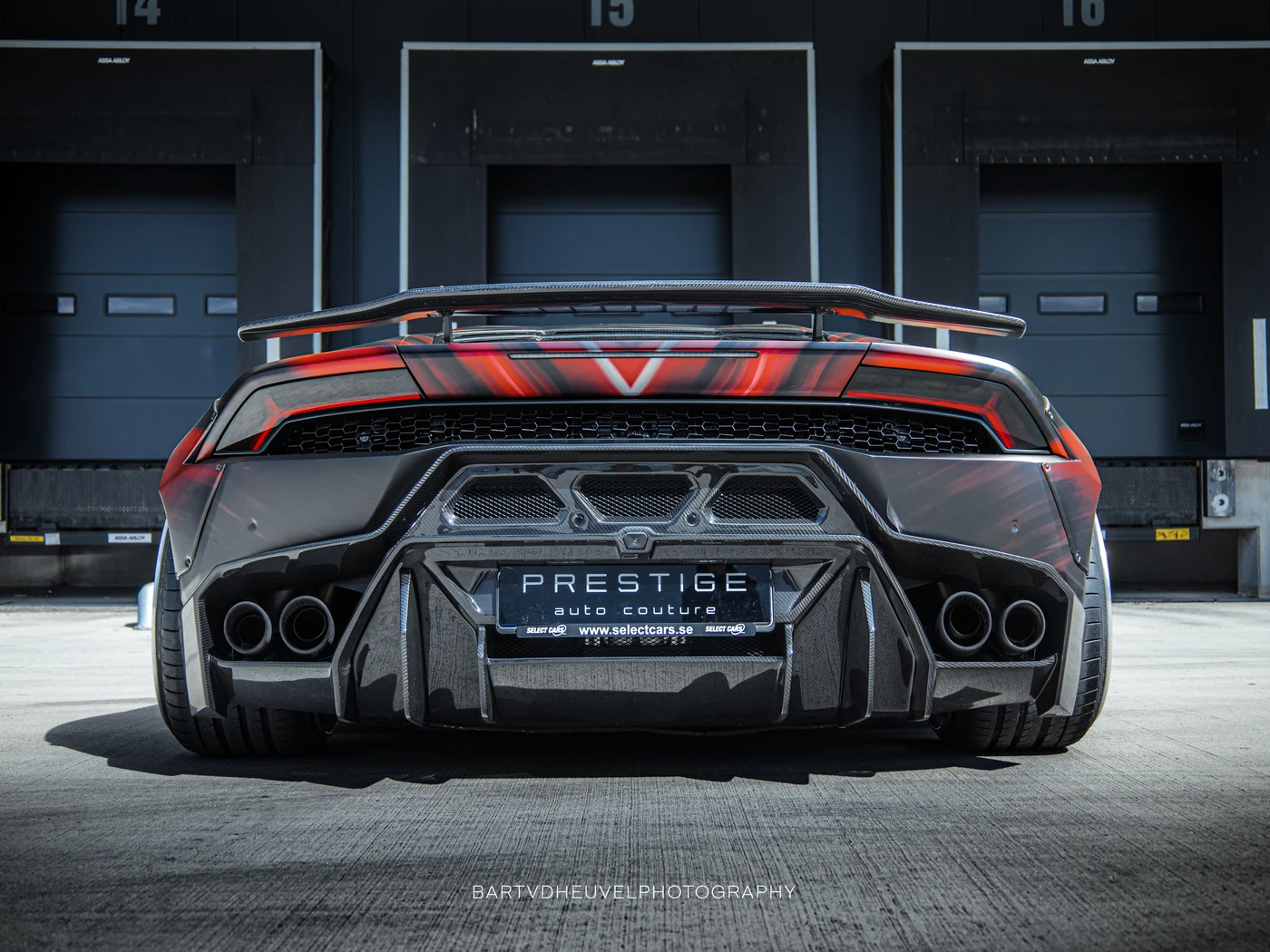 Lamborghini Huracán LW Select livery — close-up — FRD × WMR