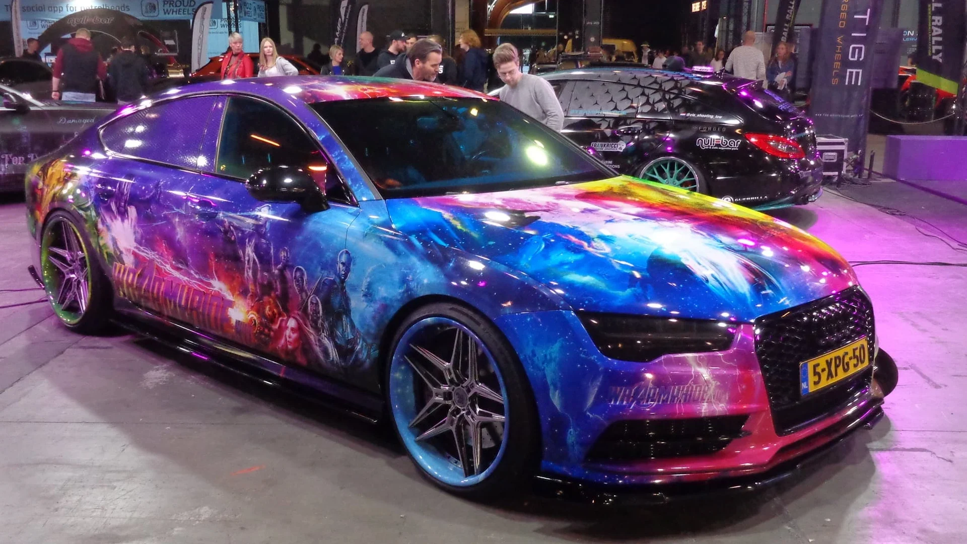 Audi A7 The A7venger custom livery wrap by Frank Ricci Design × Wrap My Ride