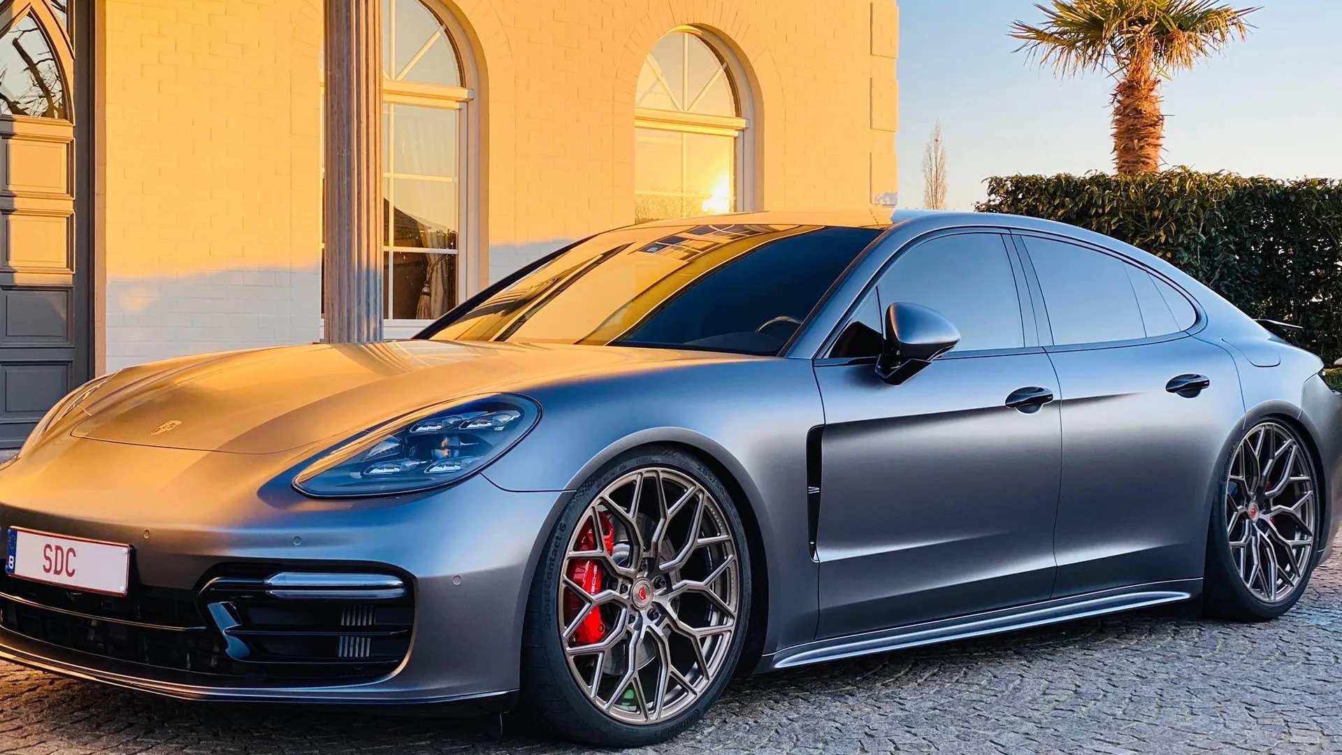Porsche Panamera matte grey colour change wrap — Wrap My Ride Putte